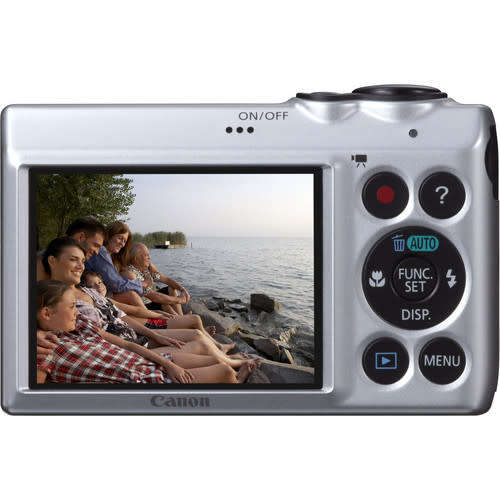 Canon Digital Camera 5 x Optical Zoom Silver 16MP