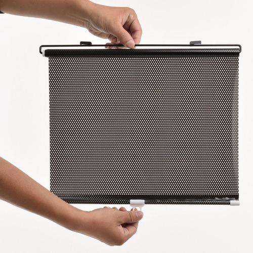 2 Retractable Car Auto Sun Shade Visor Rear Window Windshield Roller Blind