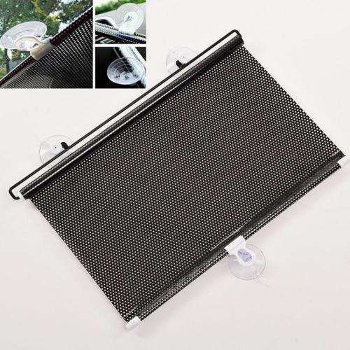 2 Retractable Car Auto Sun Shade Visor Rear Window Windshield Roller Blind