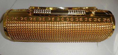 BEAUTIFUL AND STUNNING GOLD EVENING CLUTCH