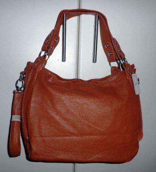 STUNNING HANDBAG WITH REMOVABLE SHOULDER STRAP in TAN COLOUR