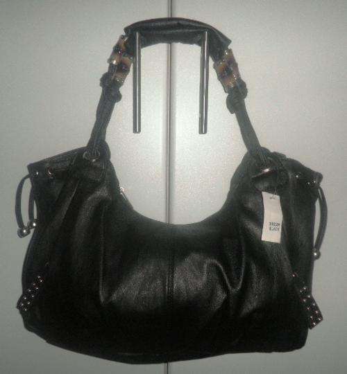 GORGEOUS HIGH QUALITY PU LEATHER HANDBAG in BLACK COLOUR