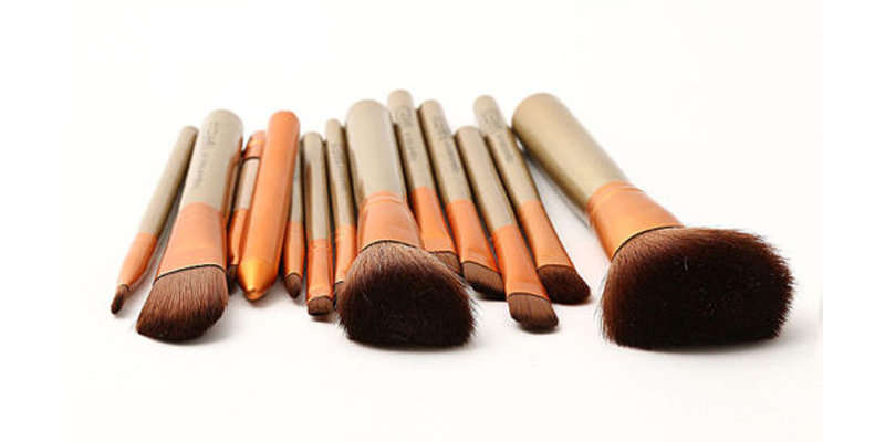 *LOCAL STOCK* Professional Makeup Cosmetic 12pcs Brush Set Gold Metal Tin Box GIFT