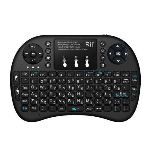 Rii mini i8 2.4G Wireless keyboard backlit With TouchPad Mouse for Computer Laptop Tablet SmartTV