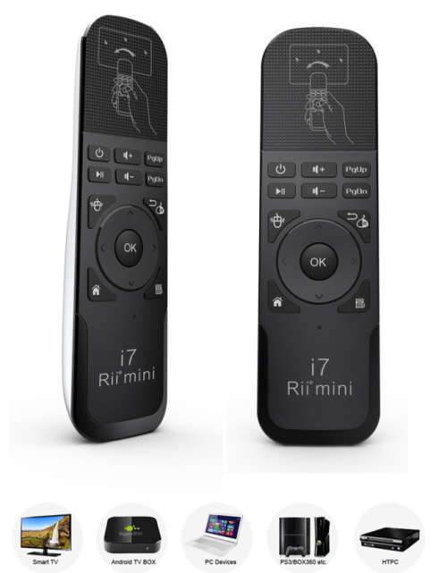 Rii i7 Handheld 2.4GHz Wireless Mouse Remote Control