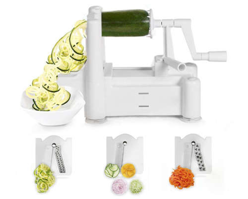 *LOCAL STOCK* Large Spiral Vegetable Slicer Tri-Blade Spiralizer