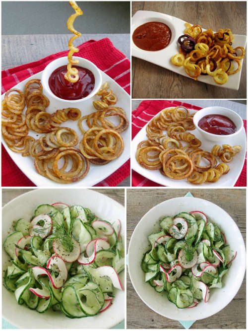 *LOCAL STOCK* Large Spiral Vegetable Slicer Tri-Blade Spiralizer