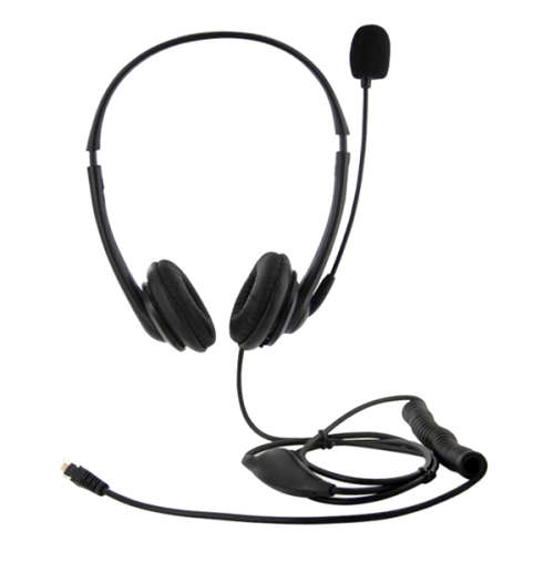 Hands-free Call Center Noise Cancelling Headset  Unboxed
