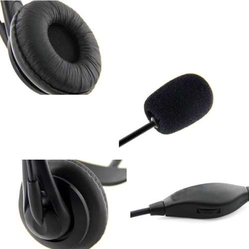 Hands-free Call Center Noise Cancelling Headset  Unboxed