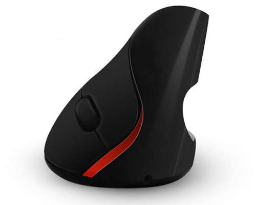 Wireless Vertical Ergonomic Optical Mouse with USB line to charge  Unboxed