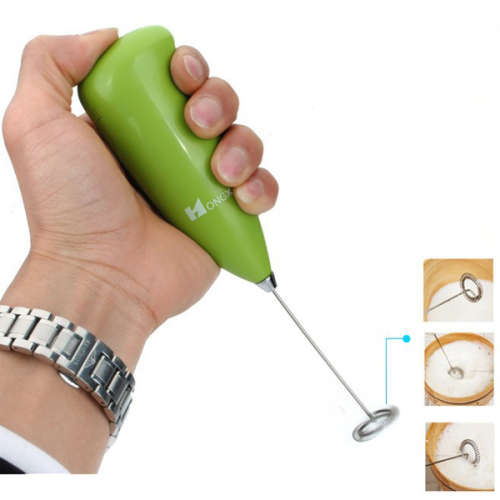 Milk Frother Handheld Battery Operated Foam Maker  Unboxed