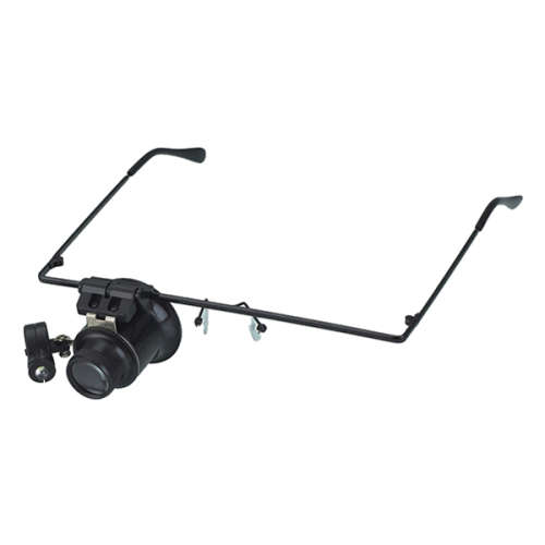Head-Mounted 20X Magnifying Glass with LED Light Unboxed