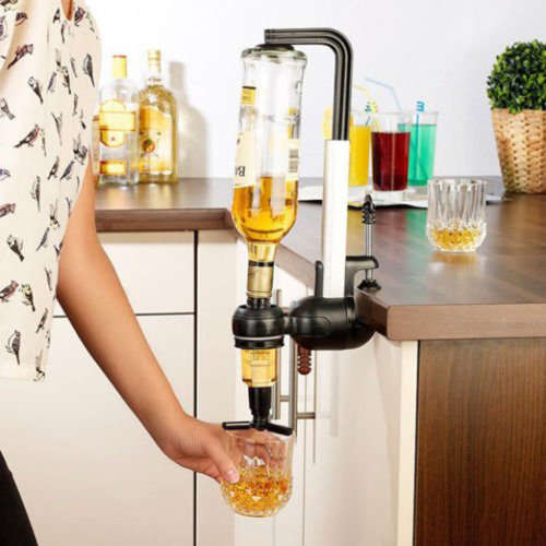 Wine Dispenser Machine Single Optic Rotary Alcohol Beverage Bar Butler Drinking Pourer Party