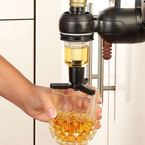 Wine Dispenser Machine Single Optic Rotary Alcohol Beverage Bar Butler Drinking Pourer Party