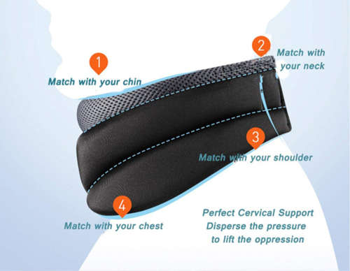 Adjustable Portable Neck Support Pillow  Unboxed