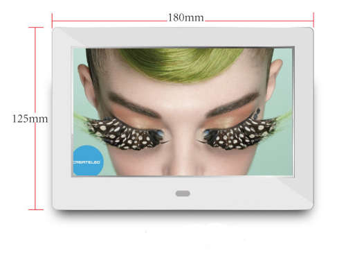 7 Inch IPS HD Screen Digital Photo Frame  Unboxed