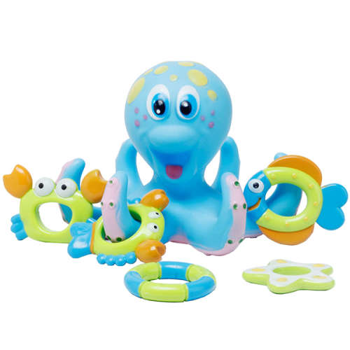 Octopus Floating Bath Toy (Multi-Coloured) Unboxed