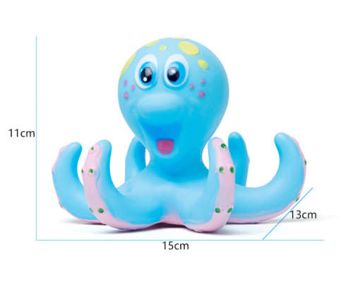 Octopus Floating Bath Toy (Multi-Coloured) Unboxed