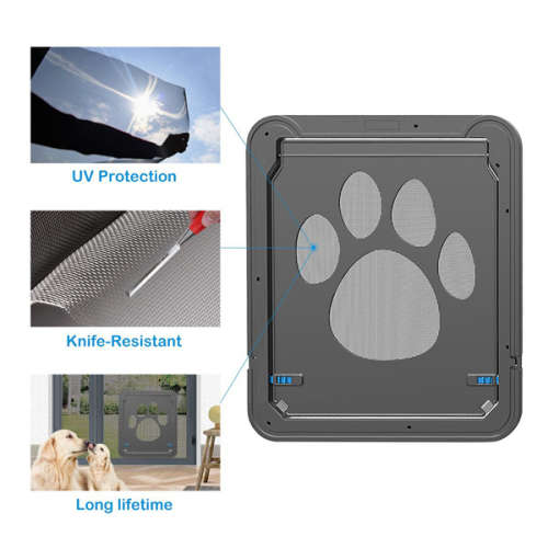Pet Dog Door Magnetic Flap Door for Screen Door Unboxed