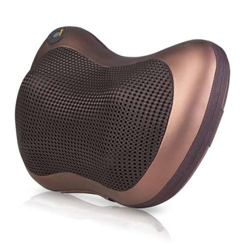Relieving Back Neck & Shoulder Pain,Heat Therapy Massaging Pillow For Office,Home or Car Use Unboxed