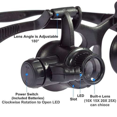 Watch Repair Magnifier With LED Light Unboxed