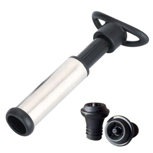 Wine Saver Pump Preserver with 2 Re-usable Vacuum Bottle Stoppers  Unboxed