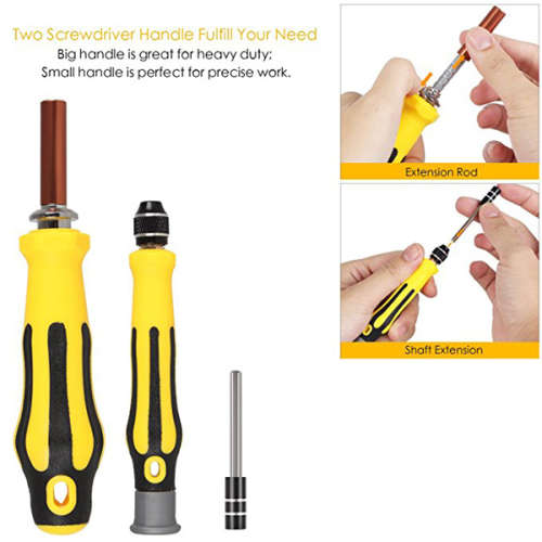 70 in 1 Precision Screwdriver Set Magnetic Screw Driver Repair Tool Kit Socket Set  Unboxed