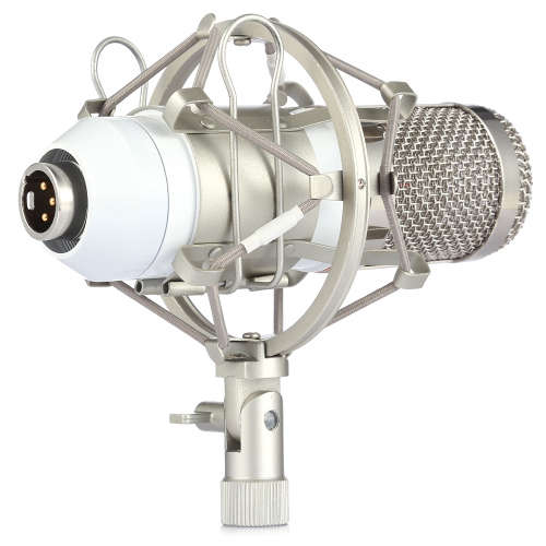 Condenser Microphone Metal Shock Mount 3.5mm Stereo Plug Unboxed