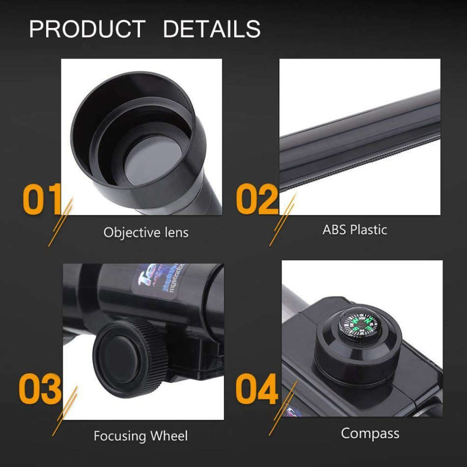 Kids Outdoor Monocular Astronomical Telescope Unboxed