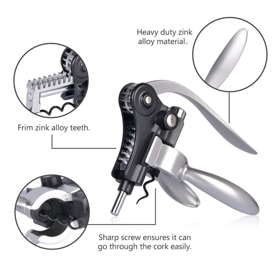 9 in 1 Rabbit Wine Opener Corkscrew Set Unboxed