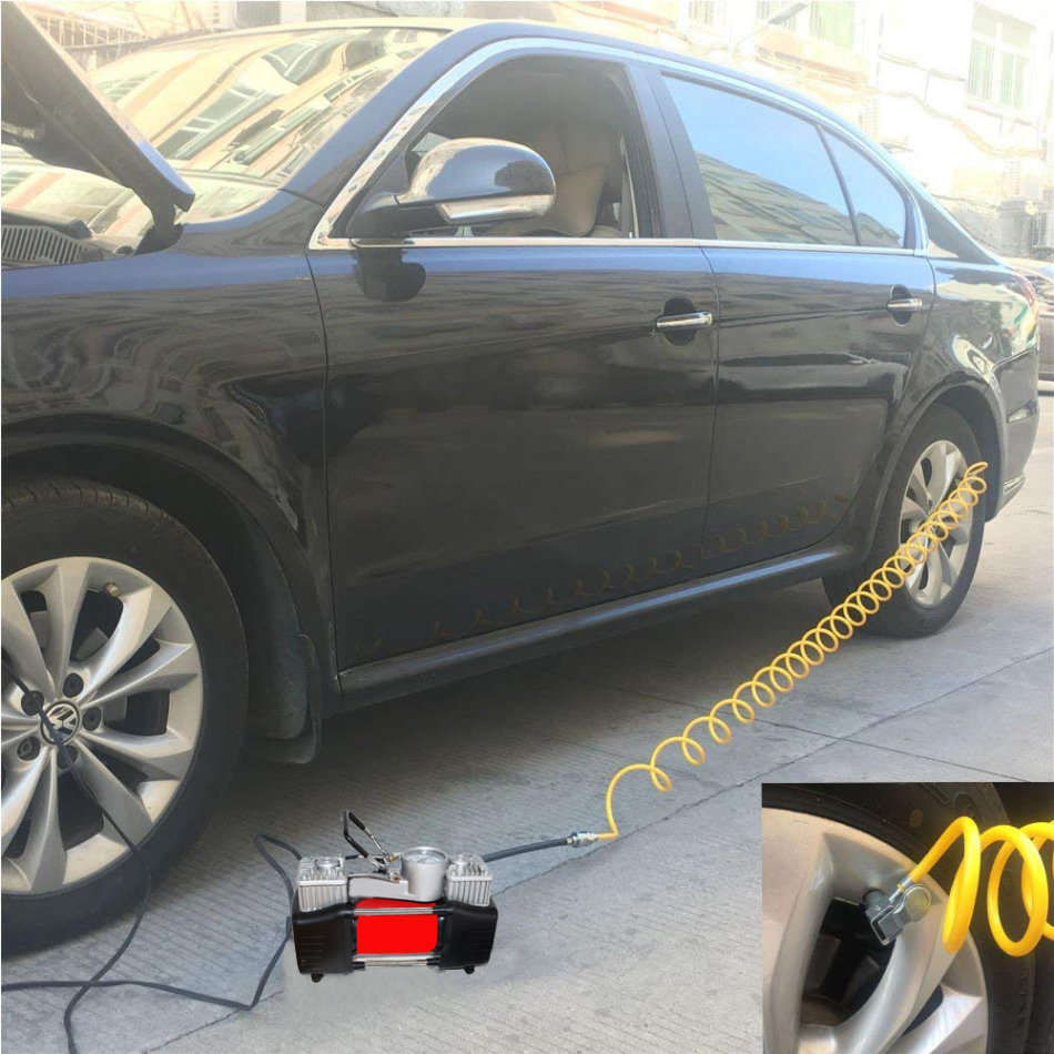 Portable Air Compressor 150PSI with Dual-Powered Cylinder Unboxed