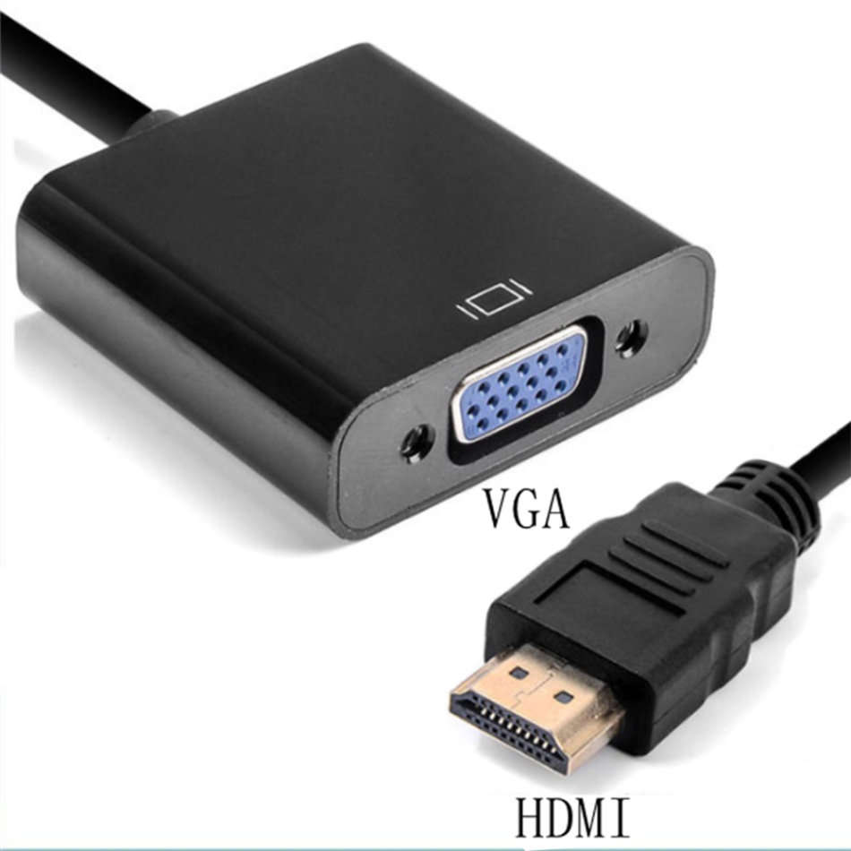 1080P HDMI to VGA Video Converter with Micro USB & 3.5mm Audio Cable Unboxed