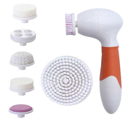 7 in 1 Electric Facial Cleanser - Orange Unboxed
