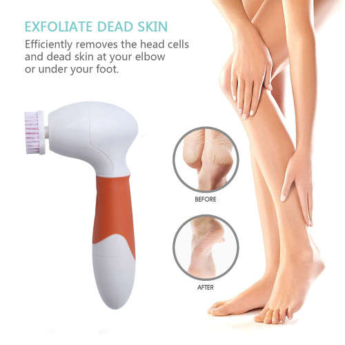 7 in 1 Electric Facial Cleanser - Orange Unboxed