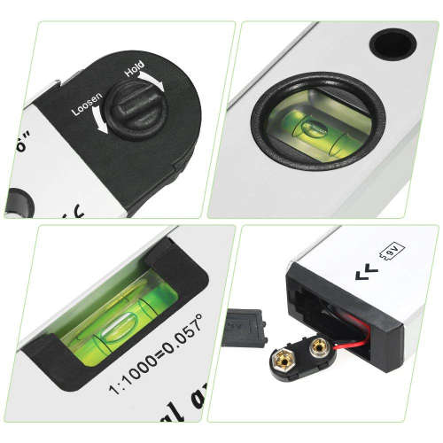 0-225° LCD Digital Angle Level Unboxed