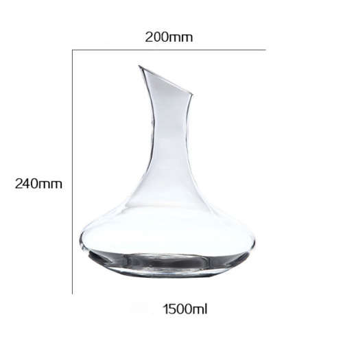 Wine Decanter - Lead-free Crystal Glass, Red Wine Carafe, Wine Gift, Wine Accessories Unboxed