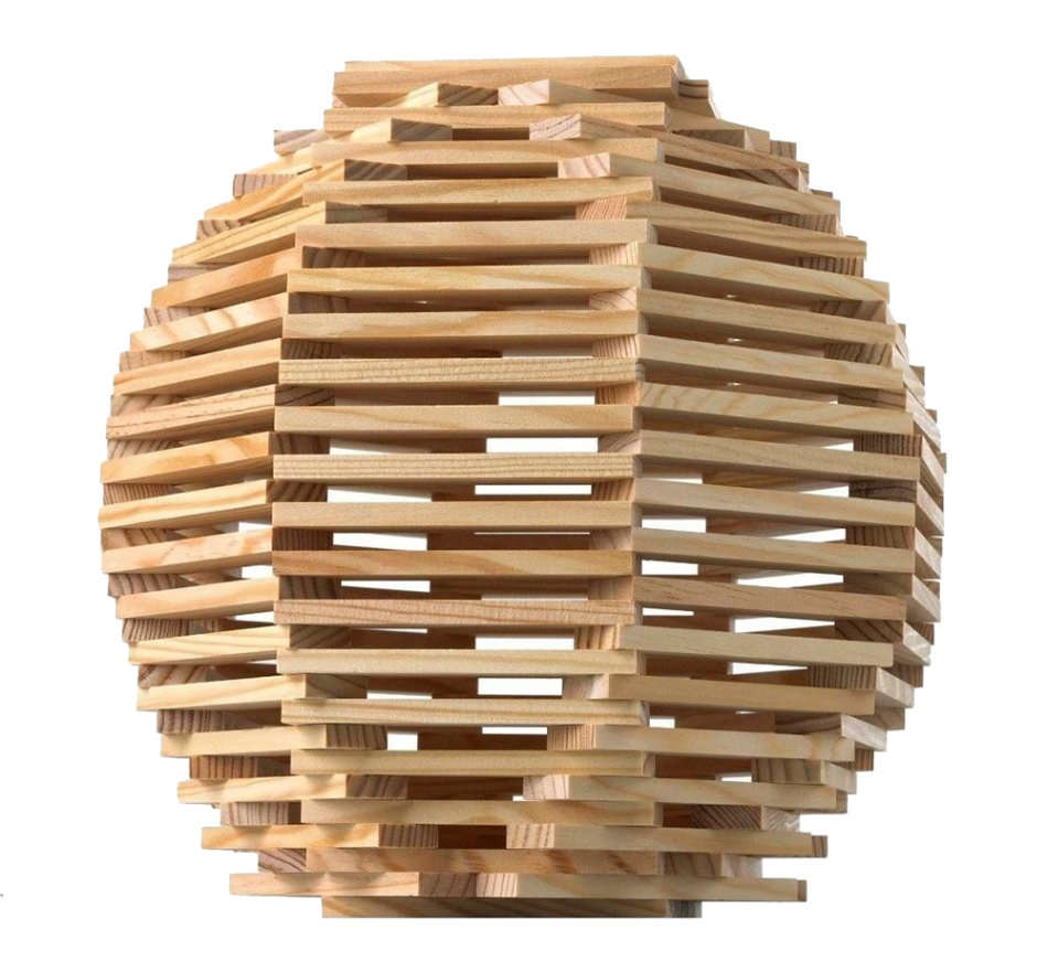 Wooden Building Blocks - 300 Piece Unboxed