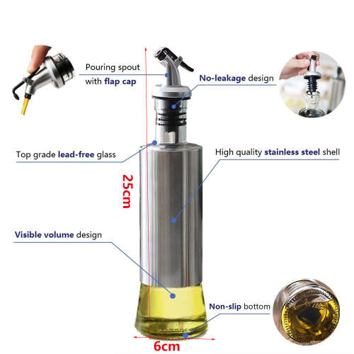 Dispenser Bottle for Olive Oil Vinegar & Sauce Unboxed