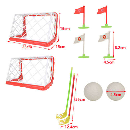 Folding Hockey Goal Set Unboxed