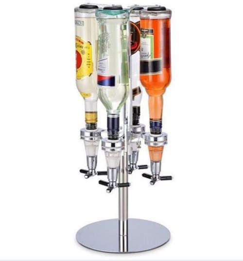 4 head Rotary Drink Wine Dispenser Holder Unboxed