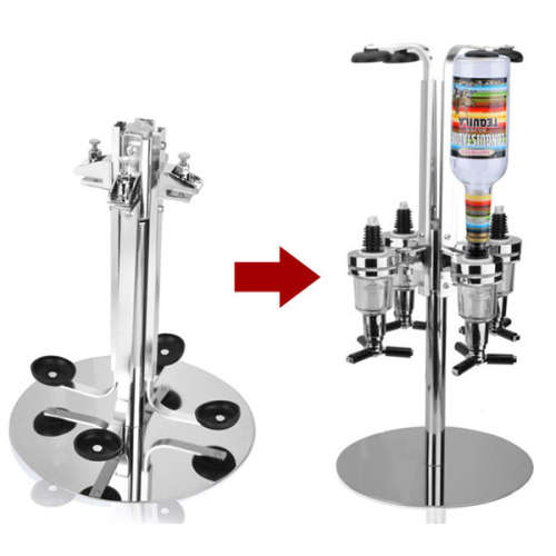 4 head Rotary Drink Wine Dispenser Holder Unboxed