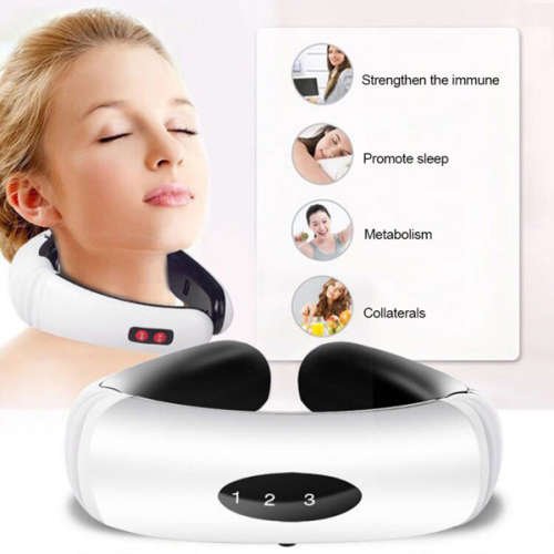Electric Pulse Back and Neck Massager Unboxed