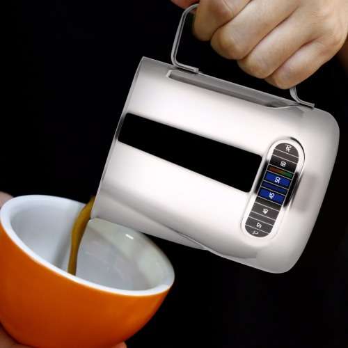 Coffee Milk Frothing Pitcher With Thermometer-600ML Unboxed
