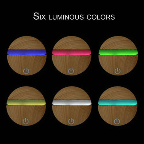 130ML Portable Wood Grain Humidifier Unboxed