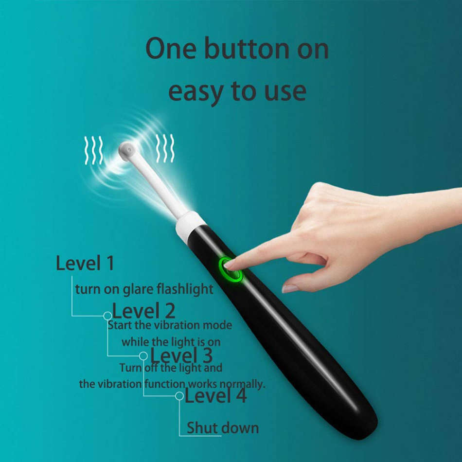 Acoustic Vibration Light Guide Tooth Cleaner Unboxed