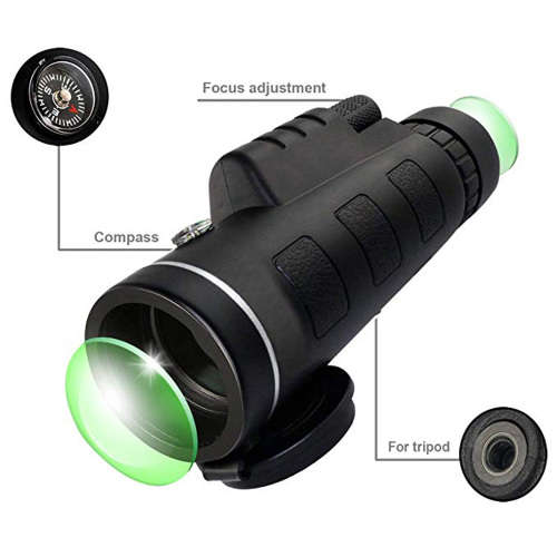 Universal Phone 40X60 Zoom HD Monocular Telescope Unboxed