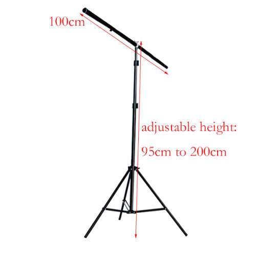 Retractable T-shape Stand for Photography Backdrop Unboxed