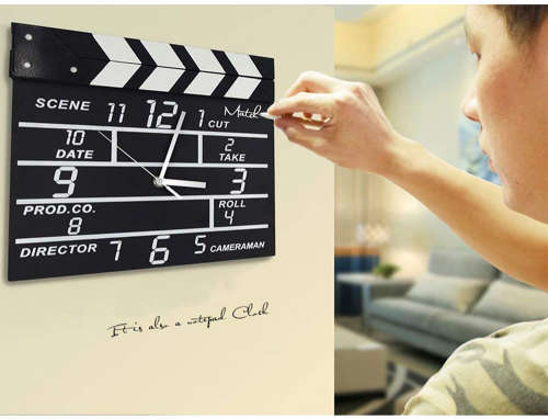Movie Set Wall Clock Unboxed