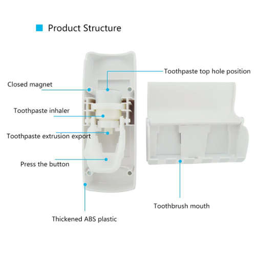 Toothbrush Holder And Automatic Toothpaste Dispenser Unboxed