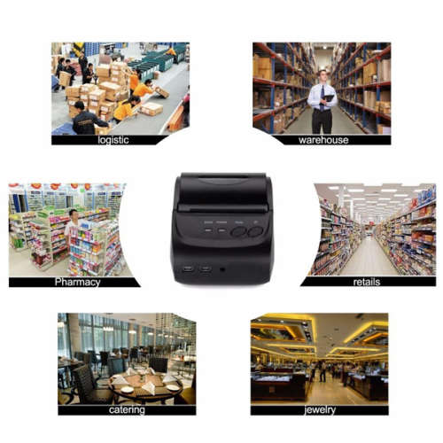 Bluetooth Mini Portable High Speed Direct Thermal Printer Unboxed